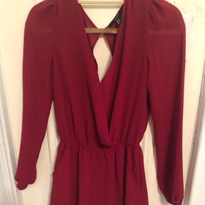 Forever 21 red romper